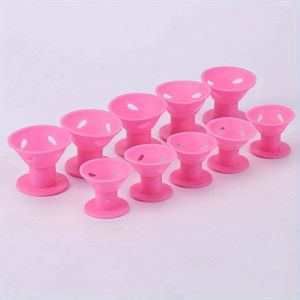 10pcs Soft Mushroom bell curler Hair Rollers Hair Curlers Heatless Hair Rollers for DIY Styling