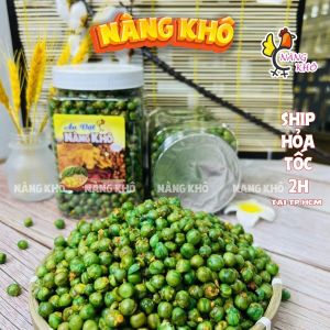 Hạt Đậu Hà Lan Rang Tỏi Ớt - 500Gr (Giòn ngon – Đậm vị) | Đồ ăn vặt Nàng Khô