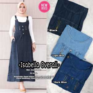 Isabella Overall Jeans - Outer Gamis Muslim - No Inner