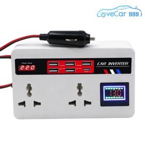 12V24V to 110V220V Car Inverter 200W Compact Design for Vehicle Electrical Devices