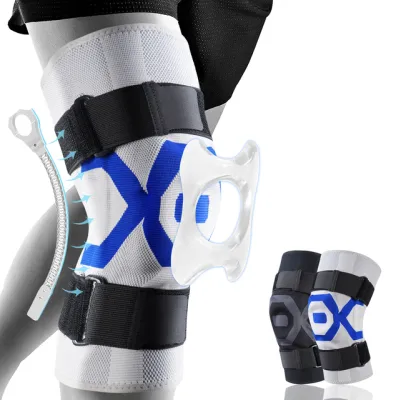 NEENCA Knee Braces for Knee Pain- Single Pack Knee Sleeves for Pain Relief Set Knee Compression Sleeves with Adjustable Straps for Best Fit for Sports Runner Meniscus Tear ACL Arthritis Joint Pain