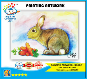 PAINTING THE RABBIT PREMIUM QUALITY PRINTING ARTWORK