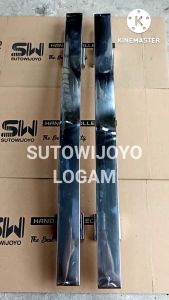 Handle Pintu Rumah 33cm 45cm 60cm Full Stainless Motif Sabit