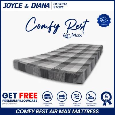 [Vacuumed Comfy Rest Air Max] Joyce & Diana Comfy Rest Air Max Mattress 4/6 inches Foam Mattress