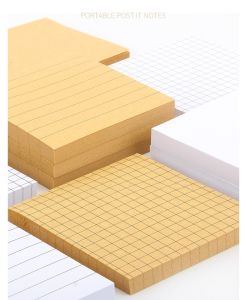 WHITESPACE Kraft Paper Memo Pad Paper Memo Pad Minimalist Sticky Notes Simple Memo Pad