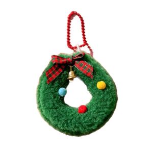 ETUALE Snowman Christmas Keychain Tree Hanging Ornaments Christmas Tree Pendant Bag Charm Decoration Stuffed Animal Christmas Party