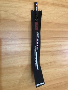 Resleting waterproof saku uk 17 cm bermotif tebal dan halus kepala karet isi 100 pcs