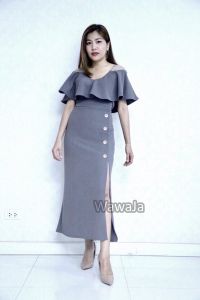 ชุดเดรสคนอ้วนสไตล์เกาหลี. ชุดเดรสคนอวบสวยๆราคาถูก ชุดเดรสคนอ้วนไปงานแต่งงาน ชุดสาวอวบอ้วน ชุดสาวอวบไปงาน ชุดแซกสาวอวบอก44 46 48 42