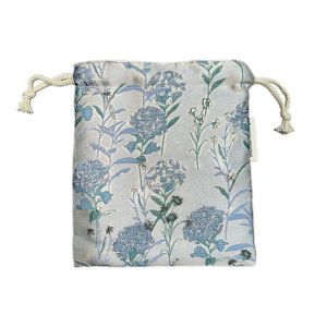 PLLEWY Polyester Drawstring Bags Flower Drawstring Packaging Makeup Bag Portable Large Capacity Cosmetic Bag Travel