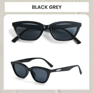 Berrybarton Kacamata Hitam Anti UV400 Sunglasses Cat Eye Kacamata Wanita 863