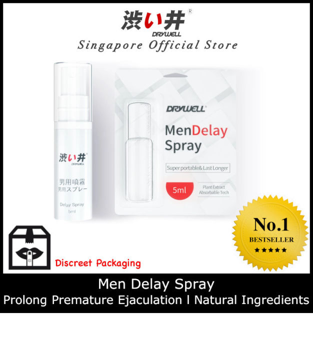 DRYWELL Sex Delay Spray For Man Not Numbing Premature