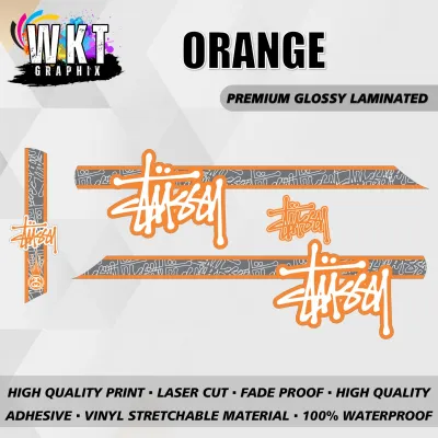 HONDA GIORNO 125 STUSSY CONCEPT DECALS STICKER (WATERPROOF LAMINATED FADE PROOF)