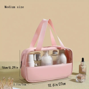 Makeup Bag Travel Cosmetic Bag with Handle Waterproof Toiletry Bag Portable Organizer WD-K27-K29