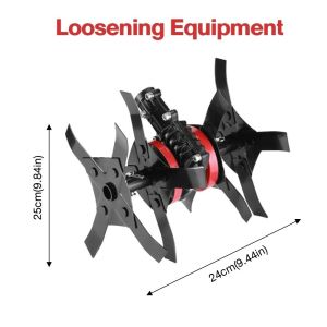 CHLOCH Manganese Steel Mower Wheel Grass Trimmer Multifunctional Loosening Wheel Universal Weeding Wheel Mower Accessories