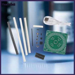 [Heartsbat] LQFP64 Soldering Practice Kit Flow Light Circuit Board 5V Type-C Interface DIY Electronic Project Board Kit Beginners Learning