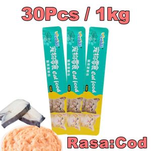LieBao 50PCS Snack Kucing Cat Strip Creamy 15gr/Makanan Snack Kucing Adult Kitten Cat Strips