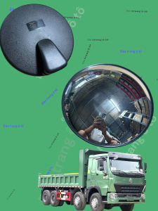 Gương 608 howo đầu kéo dùng soi cản trước xe ô tô 25cm gương cầu xe howo