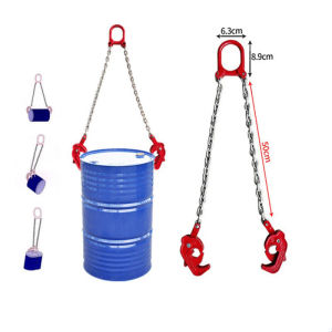 ชุดโซ่ยกถัง รับน้ําหนัก 1 ตัน Drum Lifter โซ่ยกถัง โซ่ลาก โซ่ ขอเกี่ยวถังน้ํามัน โซ่ 1 ตัน โซ่ลากยกสิ่งของ โซ่พร้อมตะขอ