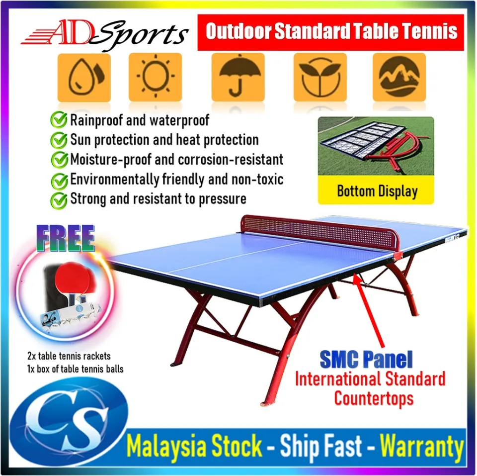 Outdoor SMC Panel Tennis Table Ping Pong Table Waterproof Sun