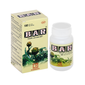 Bar hỗ trợ bệnh lý về gan nhuận tràng lọ 180 viên
