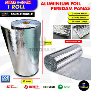 ( PER METER ) Alumunium Foil Atap Alumunium Foil Bubble Peredam Panas Atap Aluminium Foil Bubble Peredam Panas Atap Rumah Ketebalan 4 mm Alumunium Foil Bubble Aluminium Foil Bubble Aluminium Foil Atap