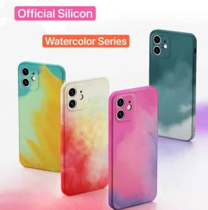 Watercolor Silicon Case For Samsung A02S A11 A12 A21S A20 A30 A30S A50 A50S A52 A72 J2prime G530 G531 J7prime On7 Vivo Y20 Y20i Y11 Y12 Y15 Y17 Y91 Y93 Y95 Y30 Y30i Y50 Y50i Oppo A5S A3S A12 A12e A7 F9 A5 A9 2020