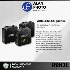 RODE Wireless GO III (Gen 3) 2-Person Compact Digital Wireless Microphone System/Recorder (2.4 GHz Black) [WIGOGEN3]