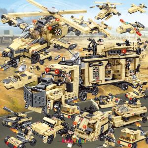 Military Series Tank Building Blocks Toys Army Truck Puzzle Toys for kids Boys 2 – 6 Years Old