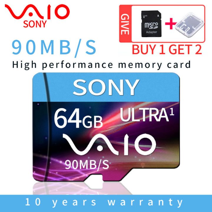 SONY SD Card 32GB 64GB 128GB Class10 Micro SDHC TF Memory Cards ...