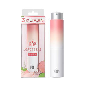 BOP渐变口腔喷雾 Refreshing Mouth Spray 口气清新剂持久型便携接吻神器口喷 Breath Freshener Long Lasting Mouth Freshener Peach Grape