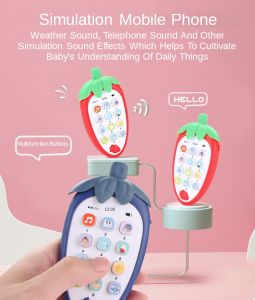JoyToys Baby Early Education Mobile Kids Phone Musical Teether Toys For Kids Mainan Phone Bayi Mainan Kanak Kanak Mainan Murah Tiktok 婴儿多功能电话故事机玩具