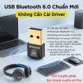 USB Bluetooth 6.0 EDR Dongle Cho PC Máy Tính Laptop Kết Nối Tai Nghe Loa Tay Cầm Chuột Bàn Phím. 