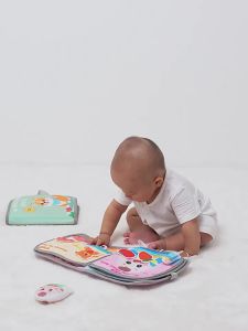 Tear Book Babies Cloth Book a Tearable and Indestructible for Infants and Toddlers 0-3 Early Education Toys Quiet Book Stickers