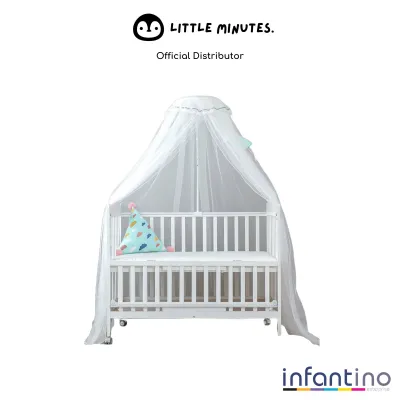Infantino | Little Minutes Baby Cot Mosquito Net With Stand (Useful To Lower Risk Of Dengue Fever)