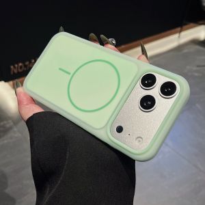Luxury Jelly Liquid TPU Magne Case For iPhone 17 16 15 Pro Max For Magsafe Wireless Charge Shockproof Soft Protective Cover