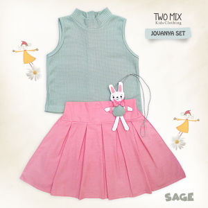 Baju Setelan Anak Perempuan Boneka Lucu - OOTD Jovanya One Set Anak Cewek 1-6 Tahun 4369B