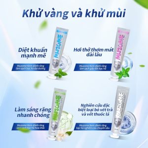 Kem Đánh Răng MUZOME Nhập Khẩu Nhật Bản 120g – Làm Sạch Trắng Răng Khử Mùi Bảo Vệ Nướu Thơm Mát