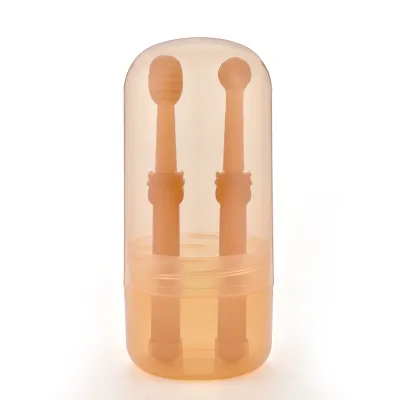 Baby Toothbrush Infant Tooth Silicone Tongue Coating Oral Cleaner 0-1 Years Old Birthday Gift