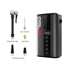 CYCLAMI Mini Inflator Pump Z5L Electric Mountain Road Bike Inflator Portable with Digital Display