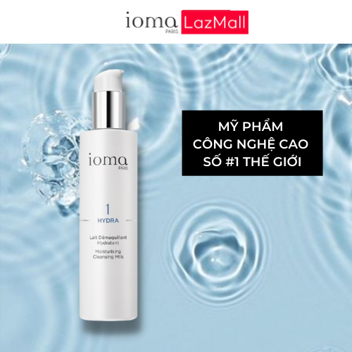 Sữa rửa mặt dưỡng ẩm Ioma Paris Moisturising Cleansing Milk - 200ml