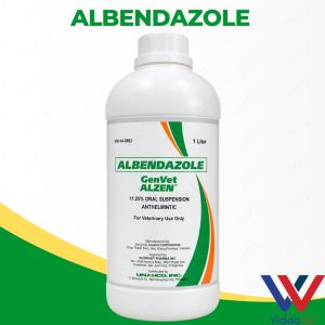 ALZEN GenVet Albendazole 1L Livestock Anthelmintic for Farm Animal Care Dewormer for Cattle Carabao