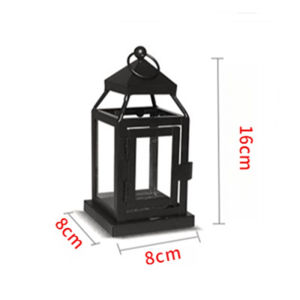Viocky European glass cover wedding candle floor lamp decoration table hotel courtyard decoration windproof candlestick
