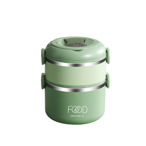 🔥Heated And Insulated Lunch Box🔥Microwaveable Stainless Steel Extra Long Insulated Lunch Box Large Capacity Long Lasting Thermal Preservation TwoThree Layer Office Workers And Students Large Capacity