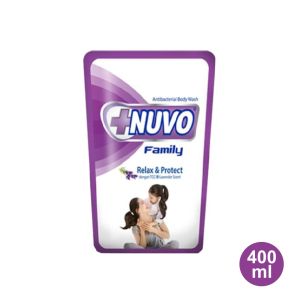 Nuvo sabun cair Body Wash Relax & Protect Lavender Ungu 400gr