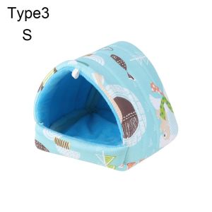 AQK02636 Đầy màu sắc Thoải mái Mùa đông Rabbit Squirrel Động Vật nhỏ Ngủ Giường Ngủ Ấm Mat Guinea Lợn Tổ Nhà chuột đồng