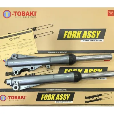 TOBAKI YAMAHA Y110 Y110 SS SS2 FRONT FORK ASSY SET (2PCS)-GRAY