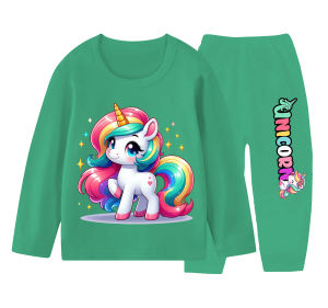 JF KIDS SETELAN PANJANG ANAK PEREMPUAN / LAKI - LAKI KAOS MOTIF UNICORN SMALL 1 - 10 TAHUN