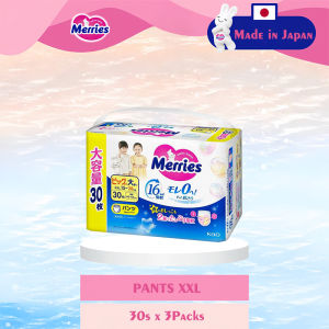 Merries Tape&Pants Baby Diaper Giant Value Pack S-XXL<3/4Packs>