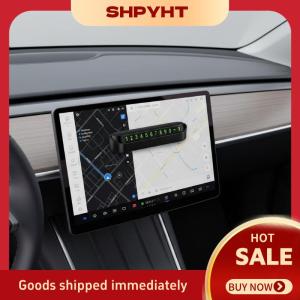 SHPYHT 1 cái xe tạm thời thẻ đậu xe điện thoại số thẻ biển số điện thoại xe công viên dừng lại Phụ kiện ô tô