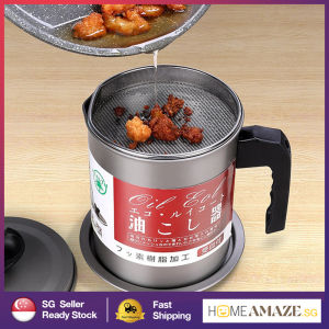 1.4L Oil Storage Can with filter Oil Dispenser Container Tank